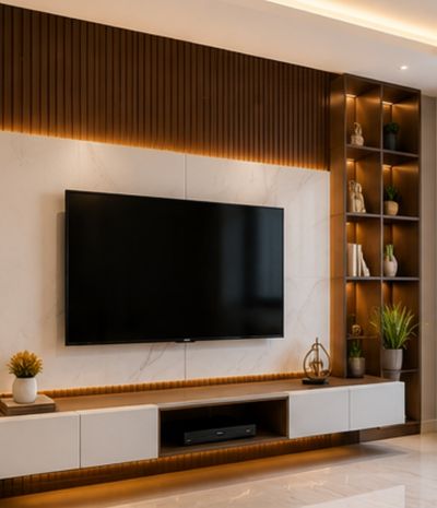 TV Unit & Wall Paneling
